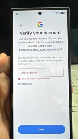 Samsung Z fold 8 ultra locked