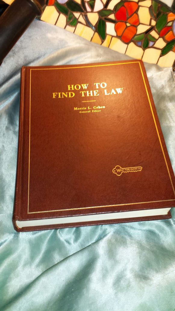 How To Find The Law by Morris L. Cohen