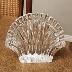 Waterford Crystal Clam Shell Paperweight 