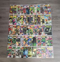 THE INCREDIBLE HULK VOL.1 LOT OF 53 (MARVEL COMICS 1(contact info removed)) HIGH/MID GRADE