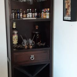 Tall Bar Cabinet