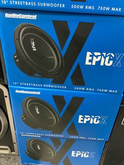 Audio control epic x 12