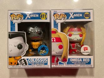 Colossus & Omega Red Funko Pop Set *MINT* Comikaze Walgreens Exclusive Marvel X-Men 411 Protector 980 Chrome Logan Wolverine Xmen Stan Lee Deadpool