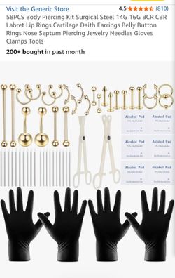 Complete Body Piercing and Ear Piercing Kit