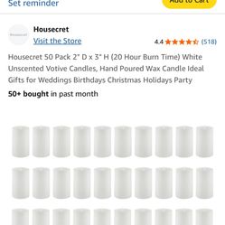 Candle Set Of 50 