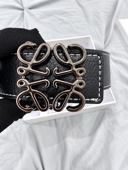 Black LOEWE Unisex Belt – New, Size 105 / 42