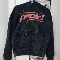 Black P*nk Spider Hoodie (READ DESC)