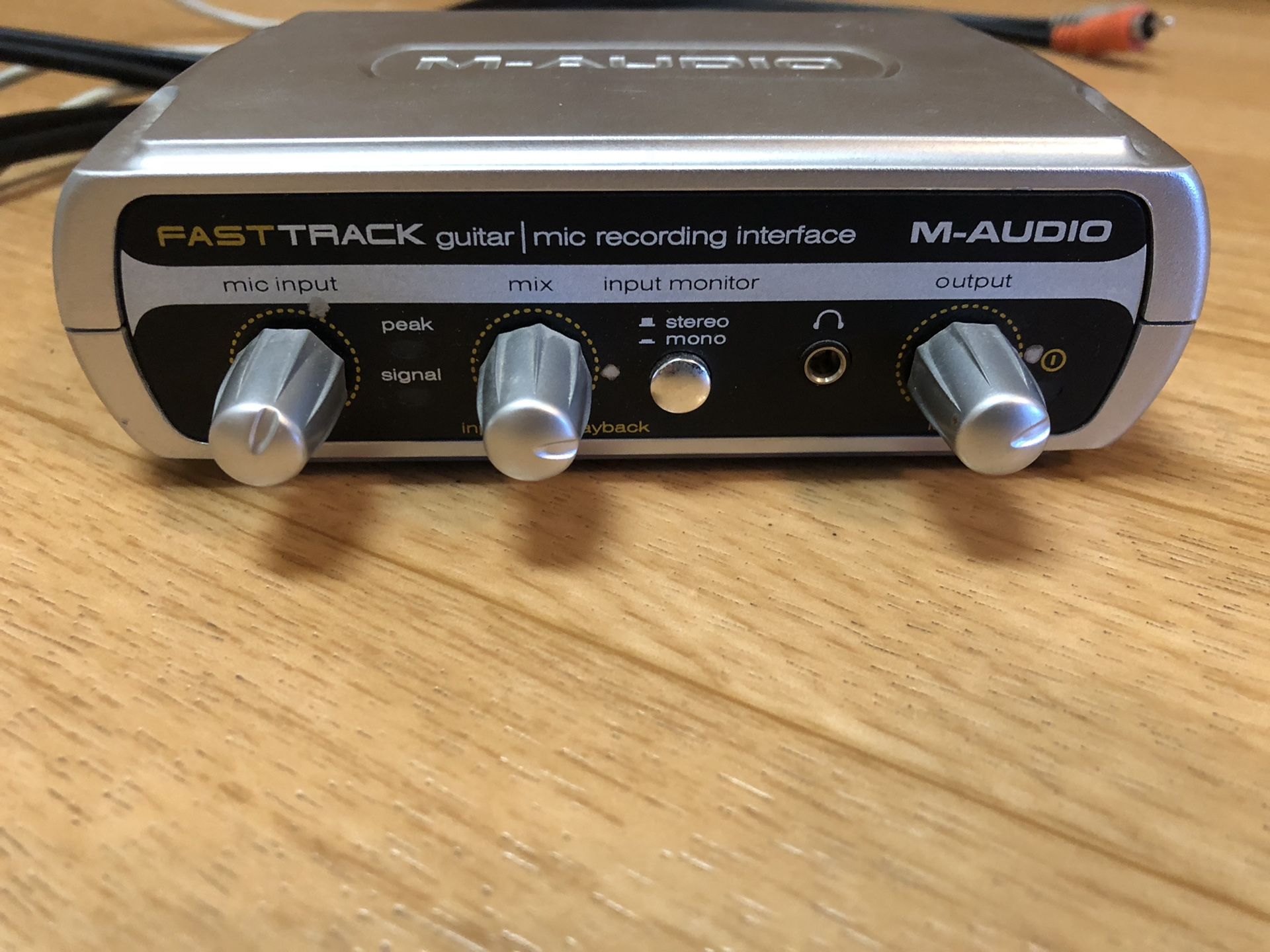 MAudio Fast Track Guitar Mic Recording Interface for Sale in Henderson