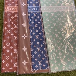LV Floral Wrapping Paper