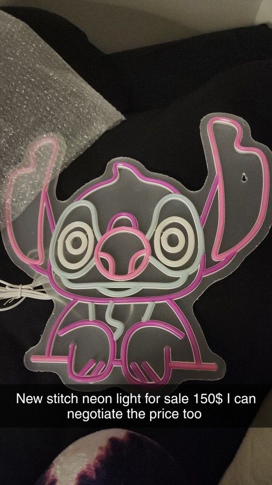 Stitch Neon Light