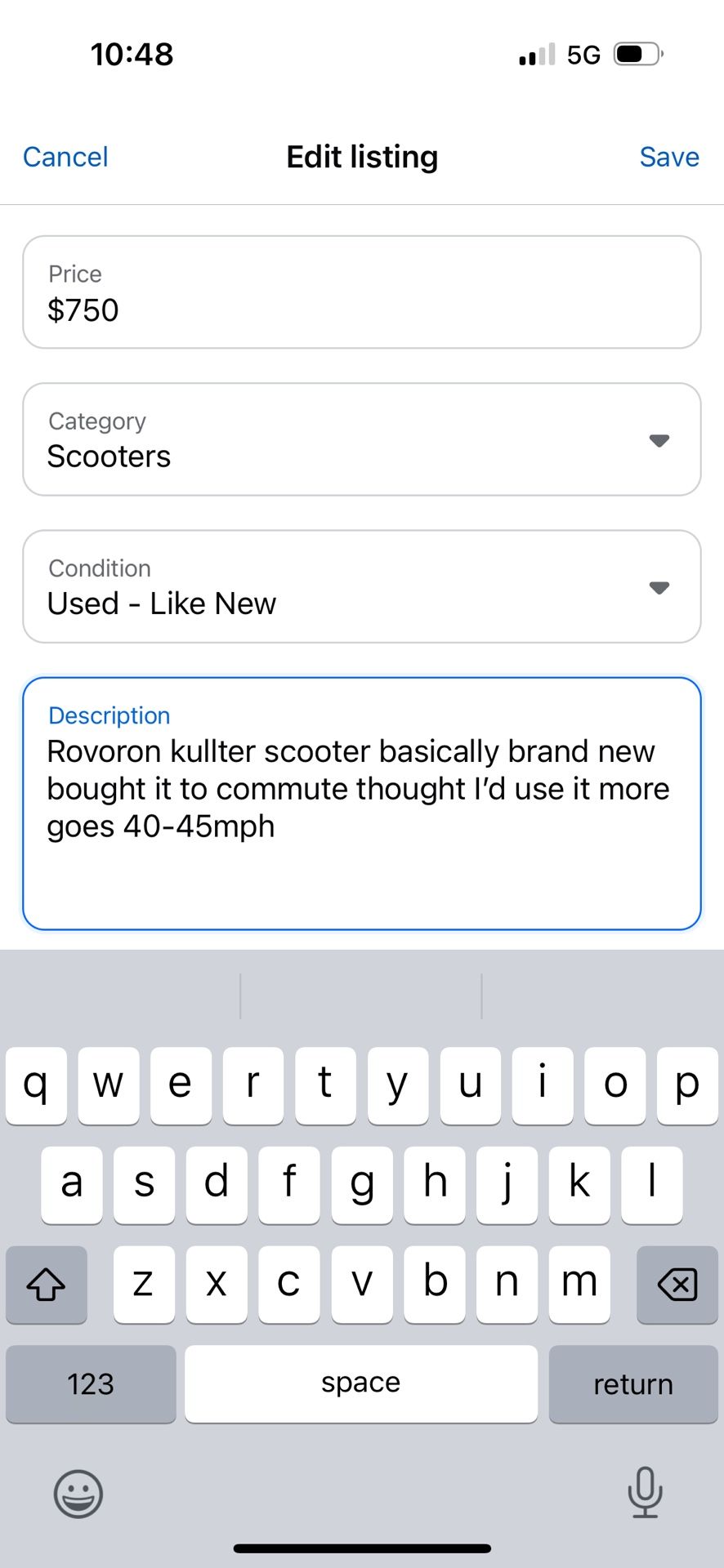Rovoron Kullter Electric Scooter