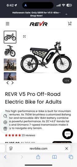 Revr E-bike V5 Pro