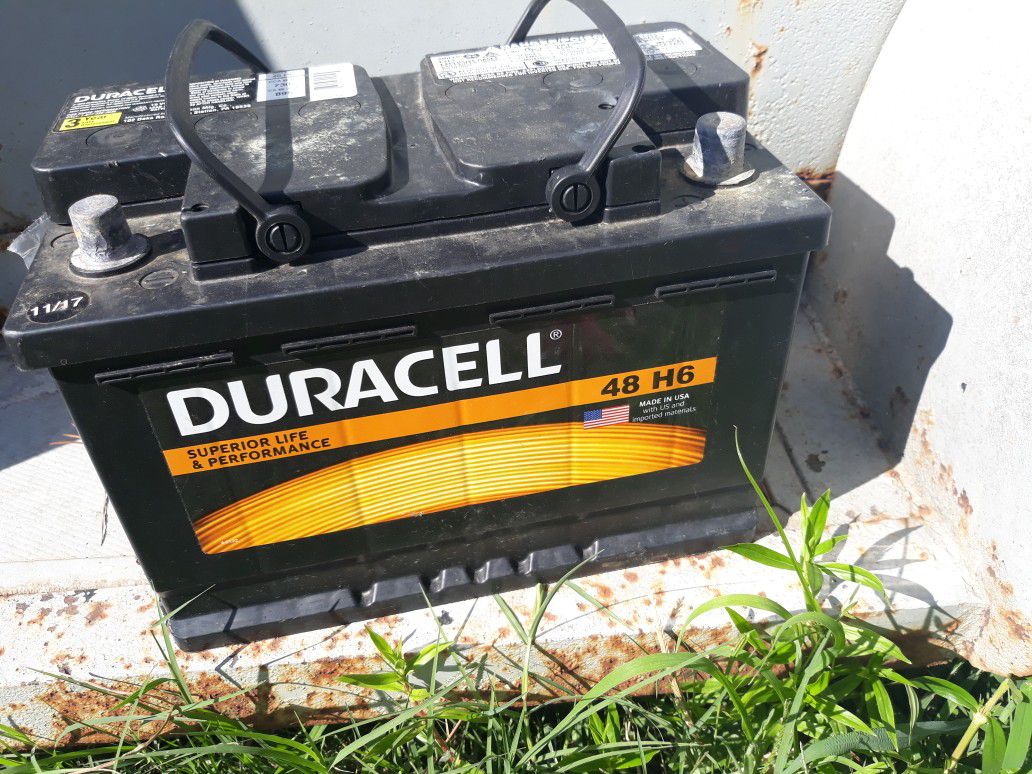 Car battery Duracell