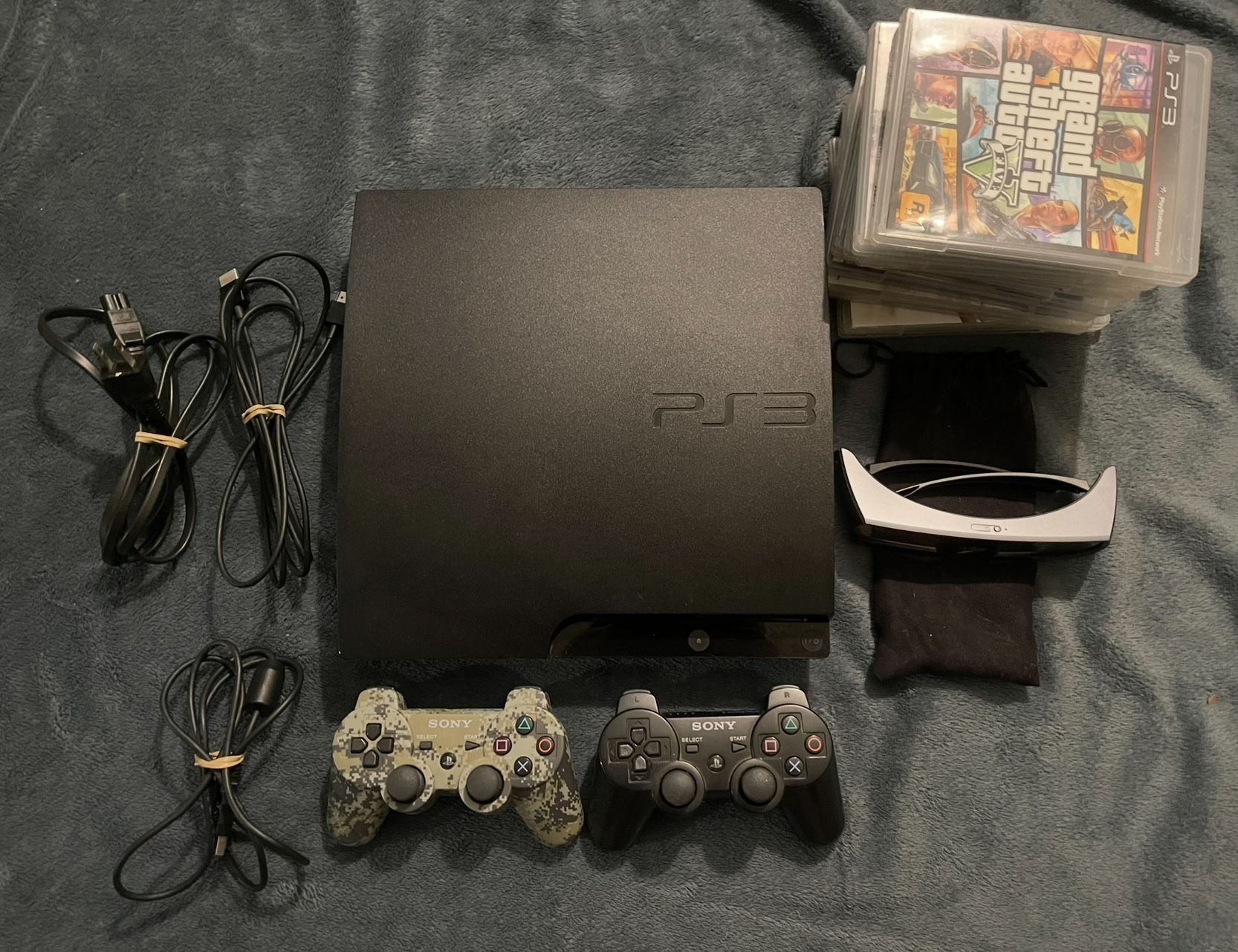 Sony PlayStation 3 Slim 160 GB Black BUNDLE