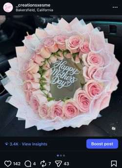 Ramo/bouquet/ Rosas For Mother’s Day