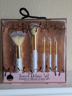 Danielle Creations Travel Deluxe Cosmetic Brush & Bag Set