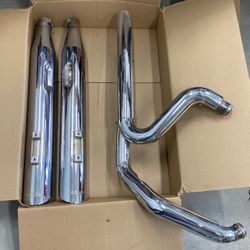 2013 Harley Davidson Street Glide Slip On Full Exhaust System