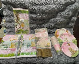 Winnie the Pooh Girl Baby Shower Bundle