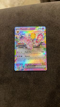 Espeon EX 034 Prismatic Evolutions Stamp Pokemon