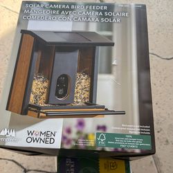 Solar Cámara  BiRD Feeder Mangeolre Avec Cámara Solaire