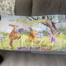 Winnie The Pooh Banner And Eeyore Pin The Tale Game For 9 Kids