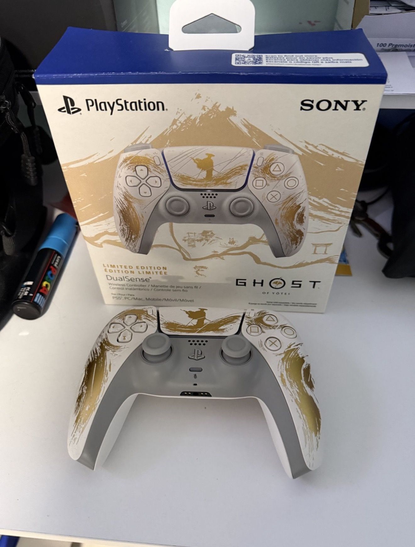 Ghost Of Yotei Gold Limited Edition Ps5 Controller