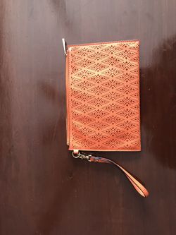 ALDO Orange Envelope Style Clutch Purse