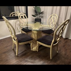 Heavy Wood Dinning Table 