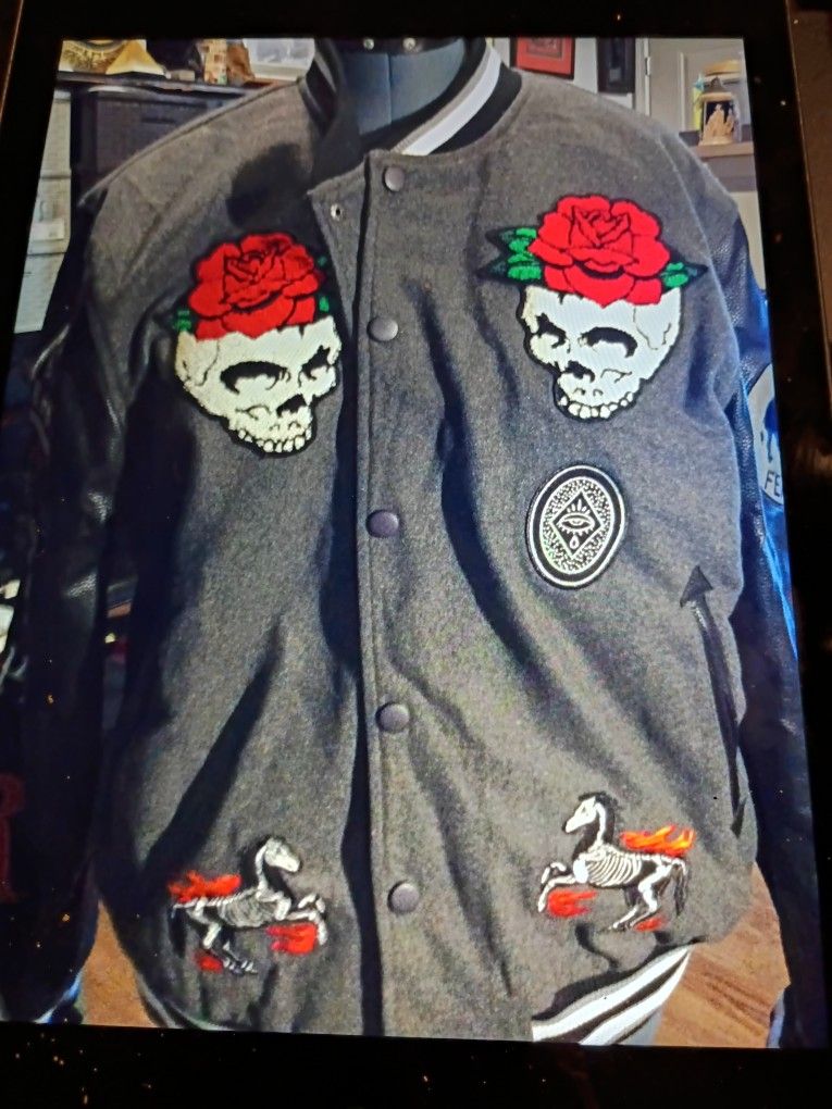 REASON CLOTHING COMPANY FEARLESS BOMBER JACKET XXL