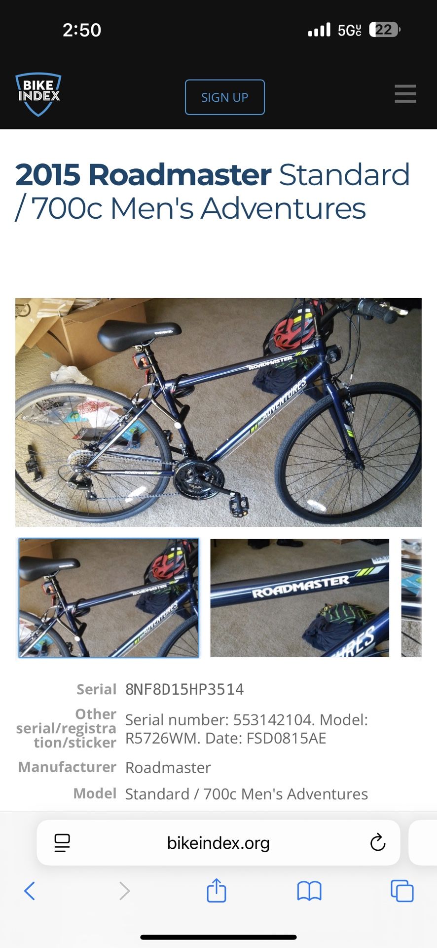 Bike w/ Accessories