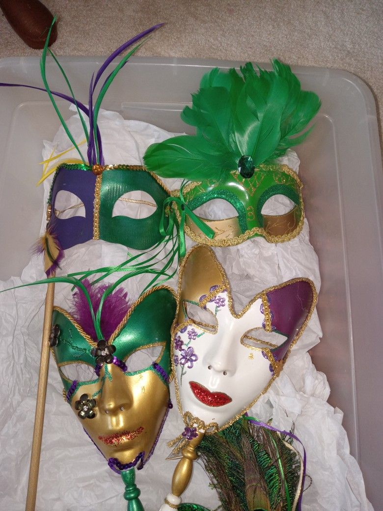 Mardi Gras Mask Ect