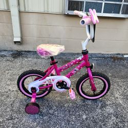 NEW 12" Huffy Disney Minnie Mouse Kids Bike, Fits Riders 37"-42”