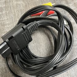 Nintendo Official OEM Video AV Composite Cable for Super SNES Gamecube N64 Used