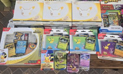 ⚡ SEALED Pokémon 30th Anniversary Collection! (ETBs, Bundles, Tins, Promos)