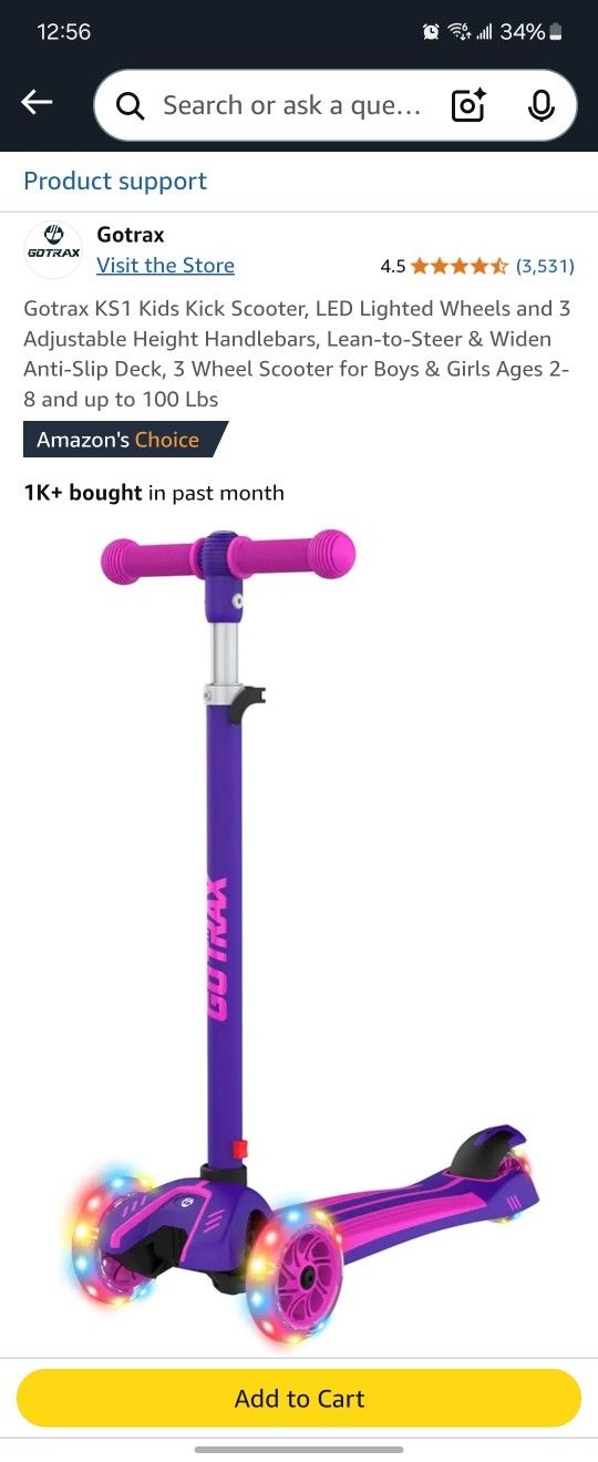 Kida Scooter brand NEW