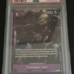 2024 One Piece OP 09 EN #069 Trafalgar Law Alternate Art PSA 9 MINT