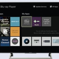 Sony 37" Flat Screen! Smart TV! With Remote! $90 OBO!