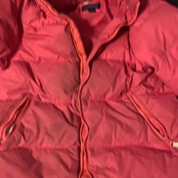 Sz 7/8 Lands’ End down coat, size small Pacific trail snow pants in size 1 snow boots