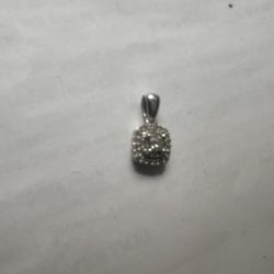 14 KT White Gold Neo Lane 1/2 CT Real Diamond Charm From Kay’s Jewelers 