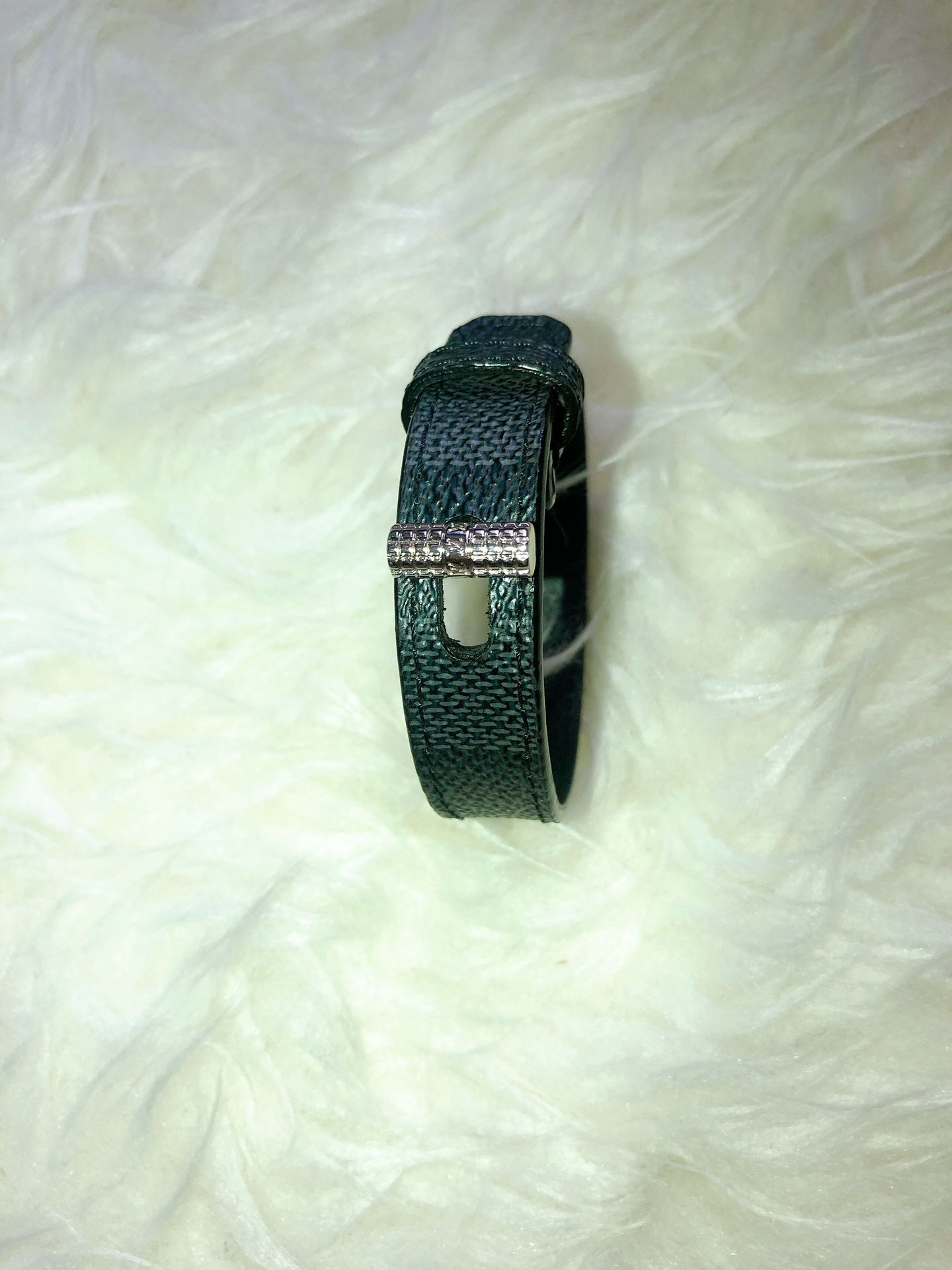 Louis Vuitton Damier Graphite 'Cuff It' bracelet