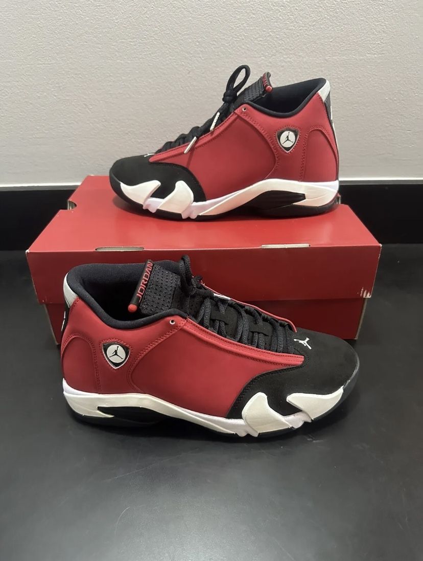 Air Jordan 14 Toro Gym Red Brand New Dead Stock