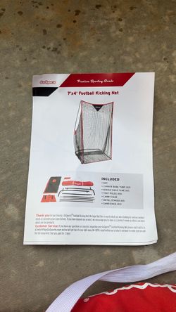 Football kicking net