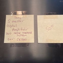 Sony Digital Amplifier Model DAV-FX500