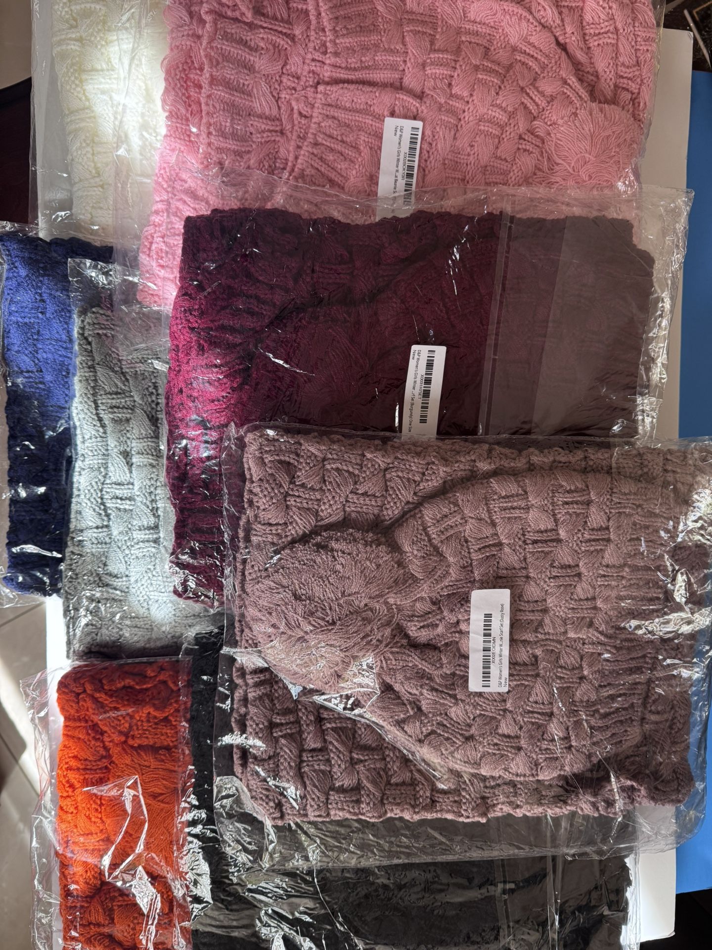 Hat Beanie Scarf Set