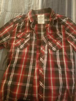 Route 66 plaid shirt size medium