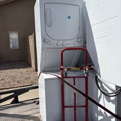 Dryer and washer stackable GE