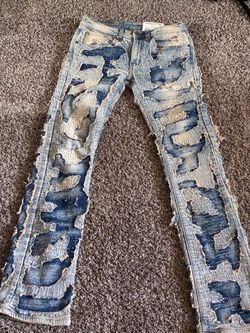 FWRD Denim Heavy Distressed Jeans