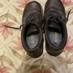 Classic and Vintage Dark Brown Leather Dr. Martens Adult Size 7 Shoes