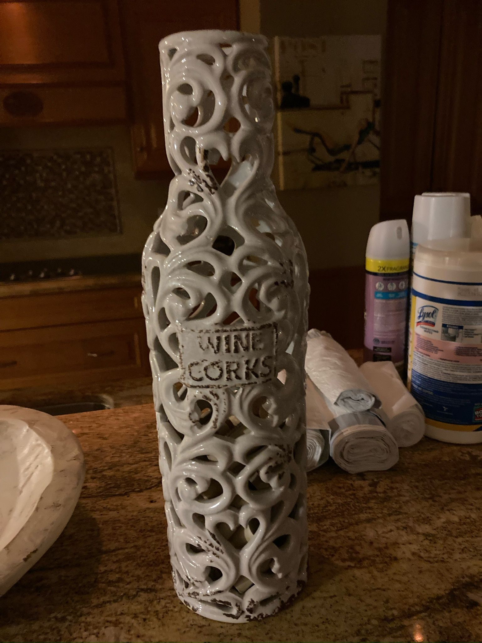 Wine Bottle Cork Collecting Bottle