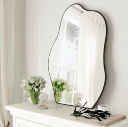 Irregular modern mirror